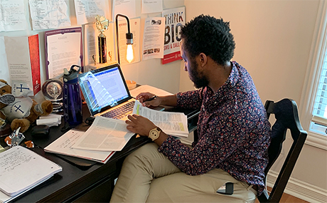 Photo of BW student Grant Smith - a Johns Hopkins neuroscience scholar